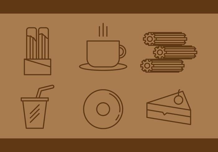 Free Churros Vector Icons 1