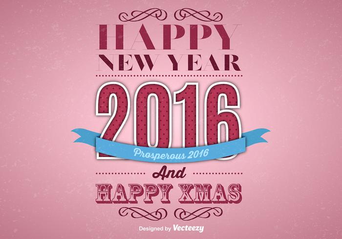 Happy 2016 Background vector