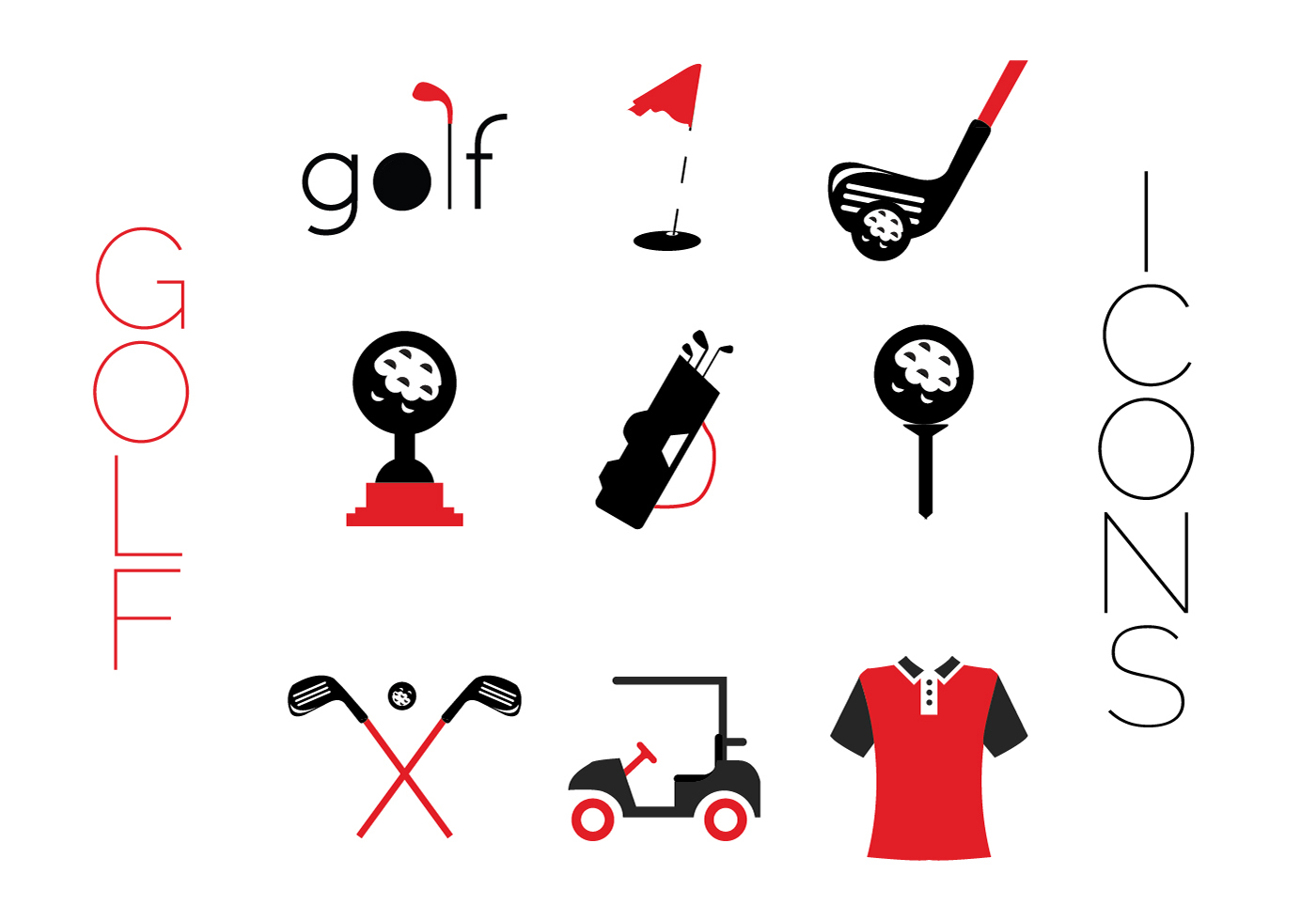 Download Creative Golf icons 102462 - Download Free Vectors, Clipart Graphics & Vector Art
