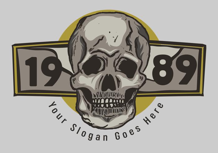 Skull 1989 Vector Skull 1989 Vector