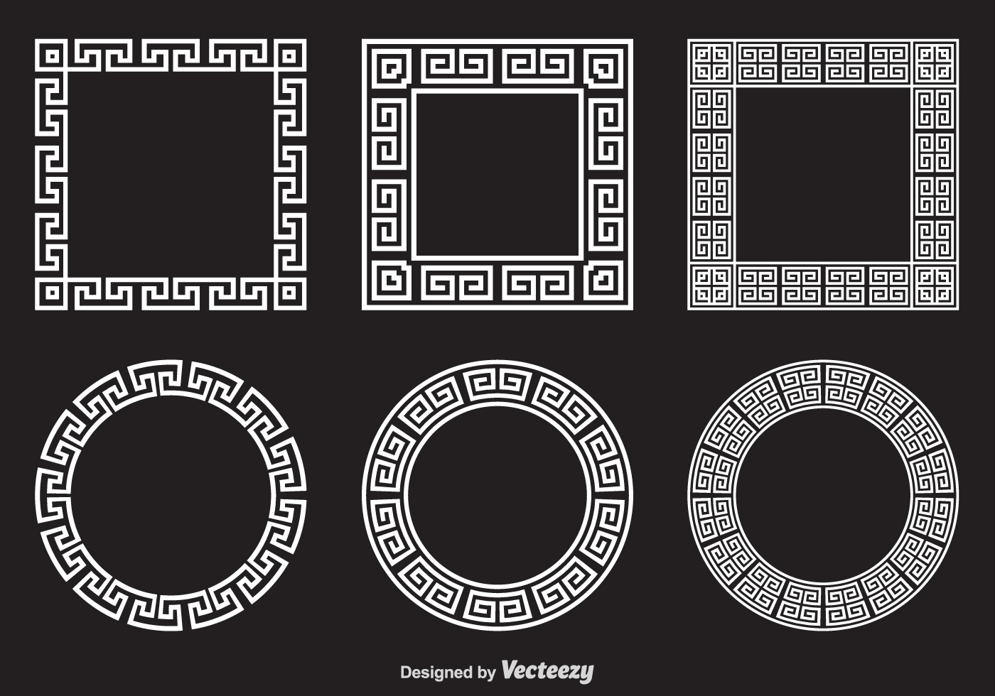 Free Greek Key Vector Frames - Download Free Vector Art, Stock Graphics