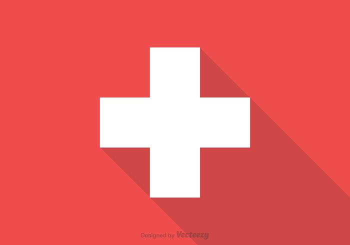 Vector libre de la bandera suiza