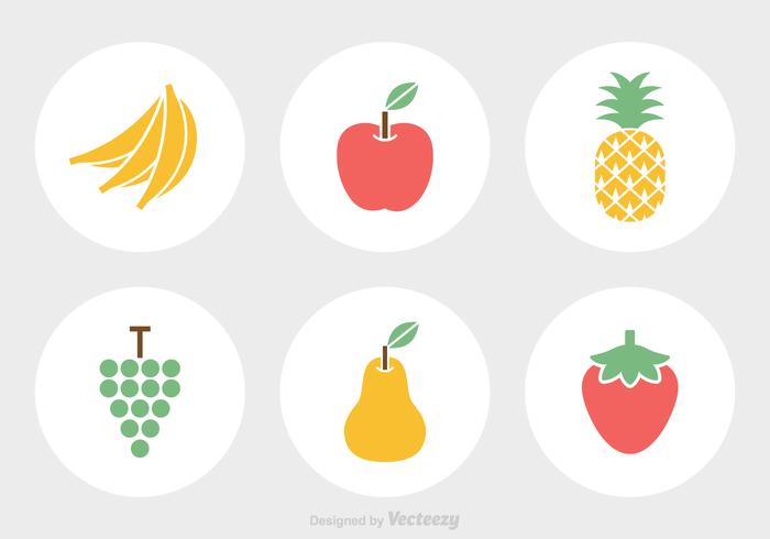 Iconos De Vector Libre De Fruta