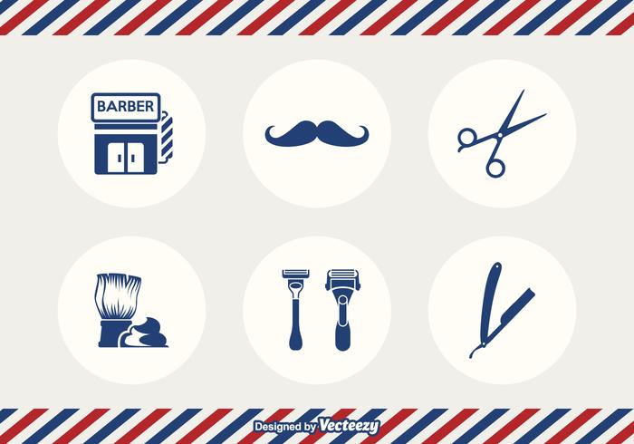 Herramientas Barber Free Vector