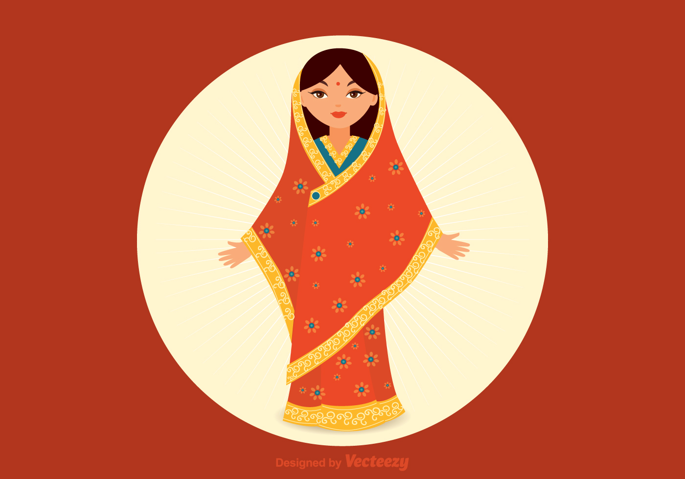 Download Free Indian Girl Vector - Download Free Vector Art, Stock Graphics & Images