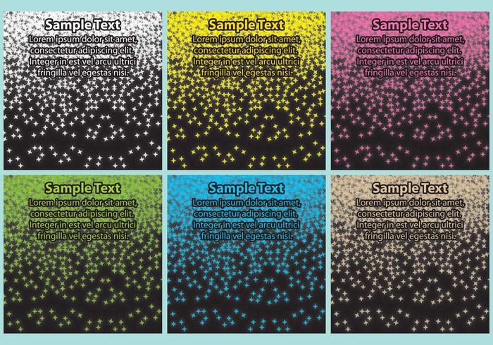 Stardust Templates vector