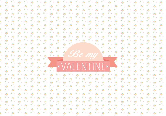 Valentine's day pattern background vector