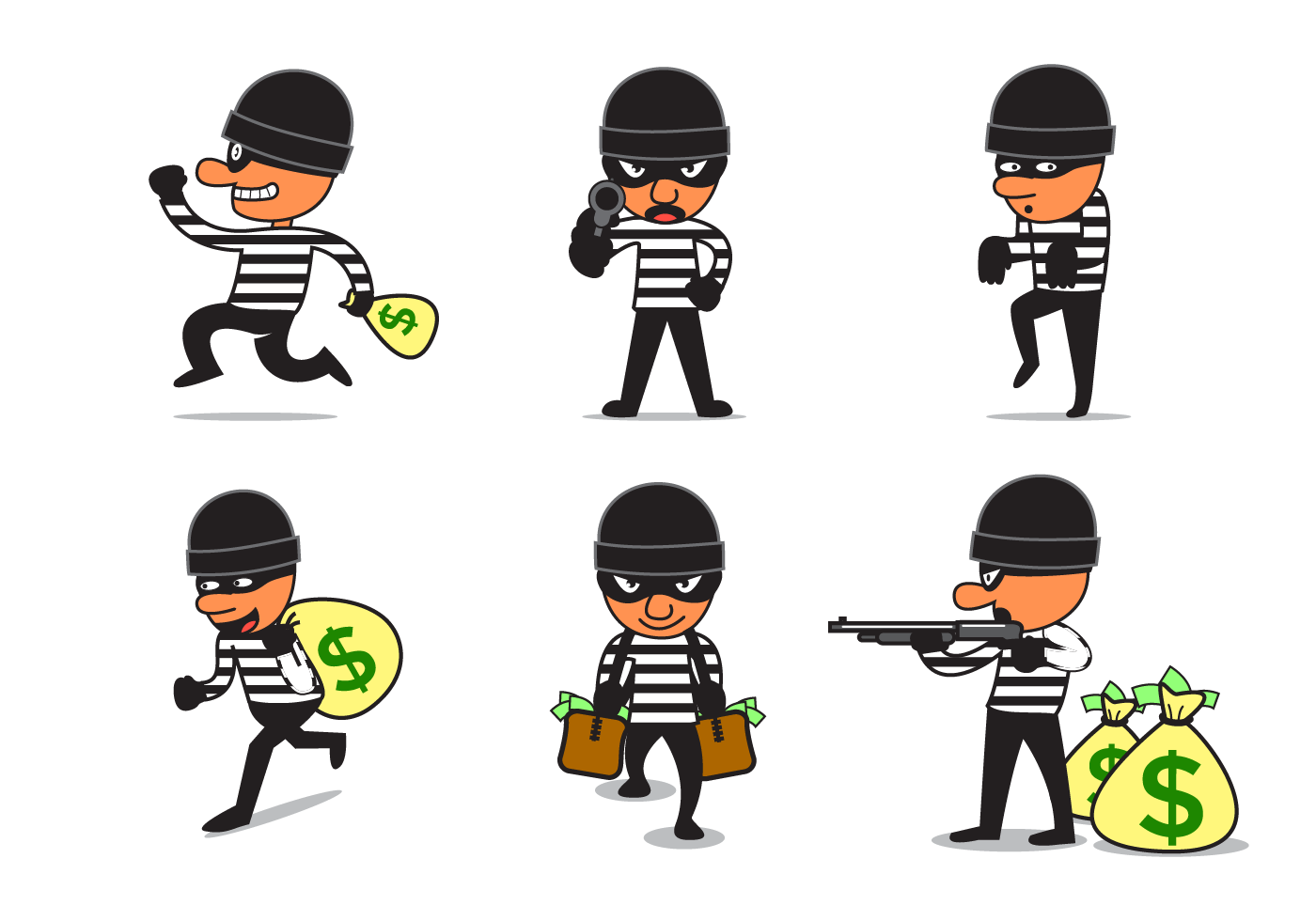 free clipart bank robbery - photo #38