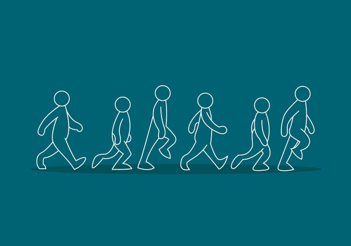 Walk Cycle Vector Walk Cycle Vector