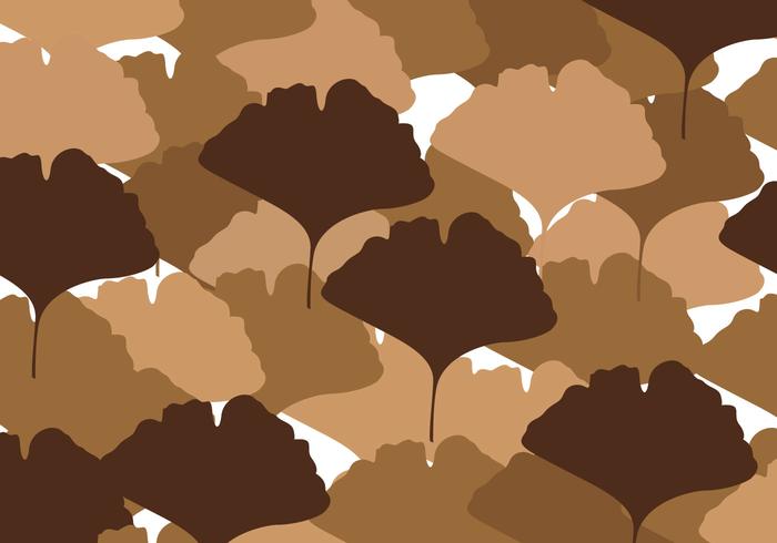 Free Ginkgo Leaves Vector