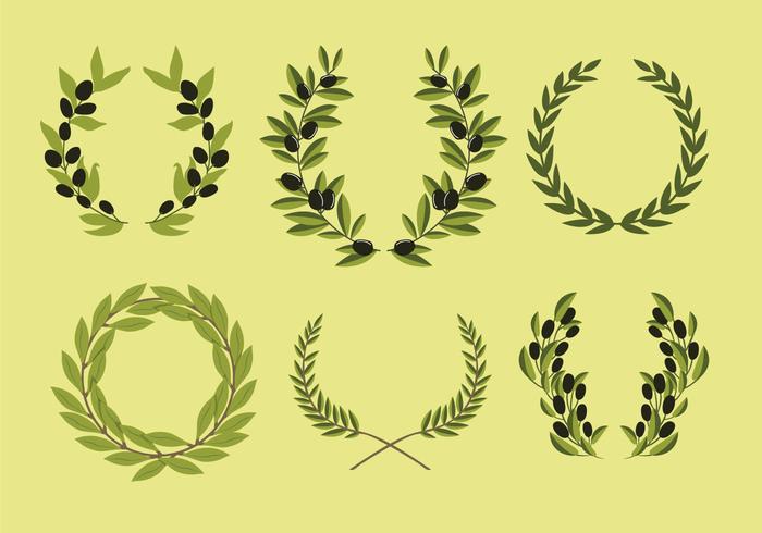Olive Wreath - Download Free Vector Art, Stock Graphics & Images