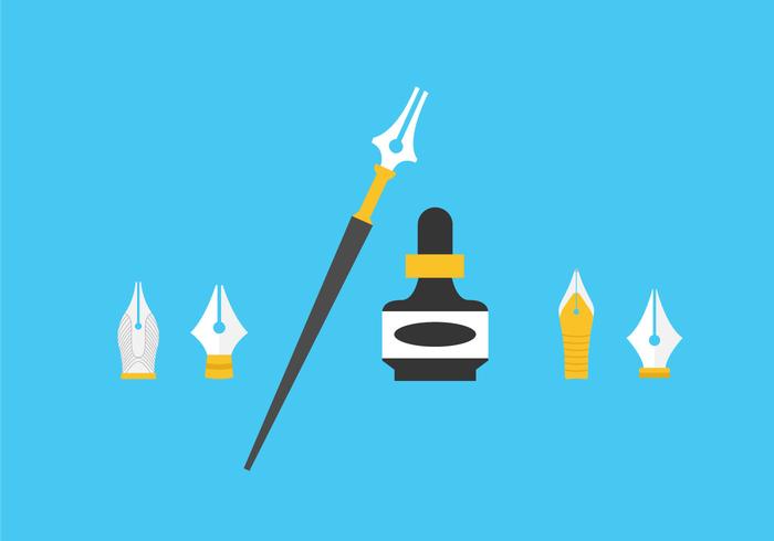 Pen Nib Vectors Pen Nib Vectors
