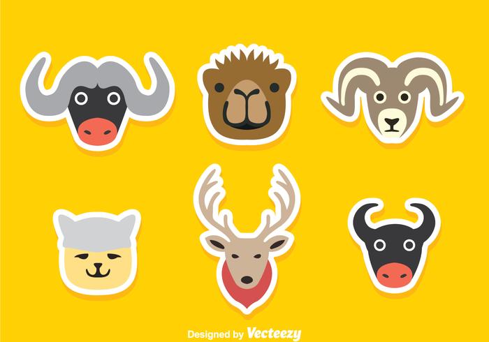 Cartoon Animal Stickers Cartoon Animal Stickers