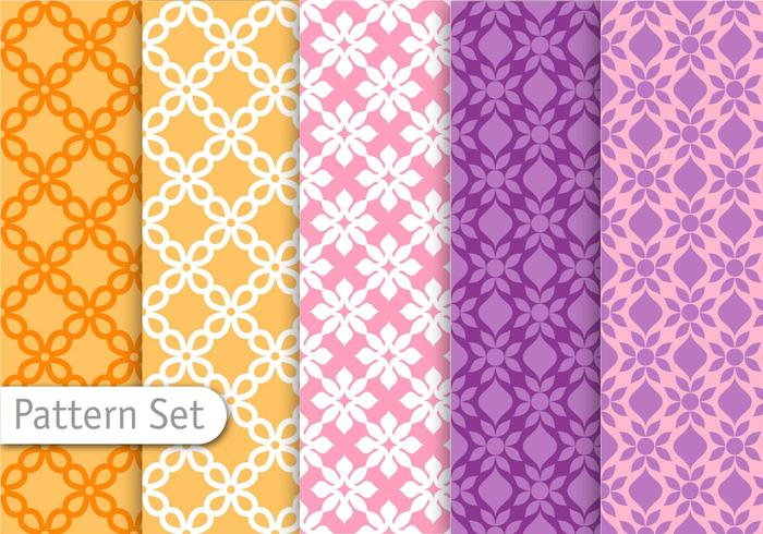 Decorative Colorful Pattern Set Decorative Colorful Pattern Set