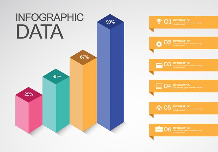 Inforgraphic Data vector