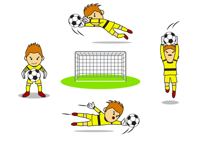 Vector de Goal Keeper gratis