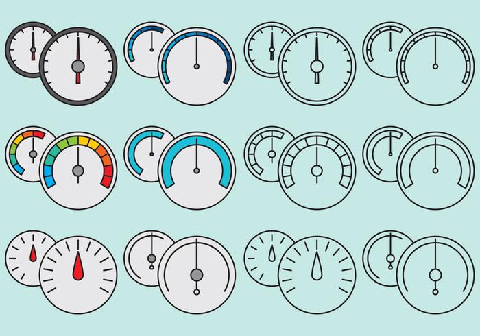 Line Tachometers vector