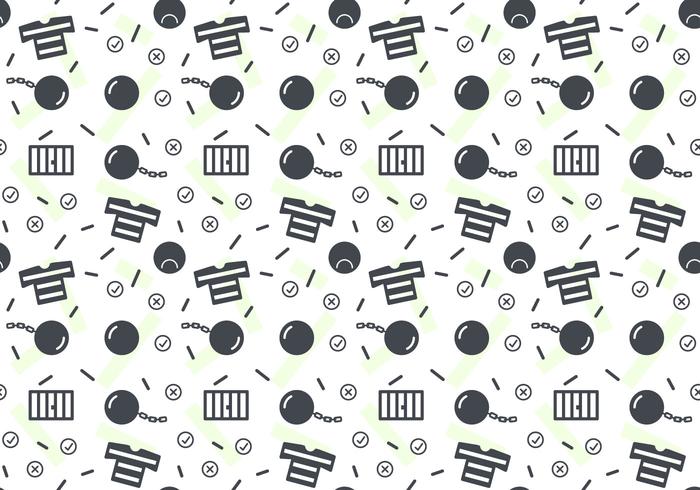Free Robber and Police Patterns 2 vector