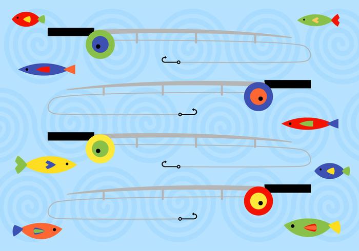 Free Fishing Rod Vector