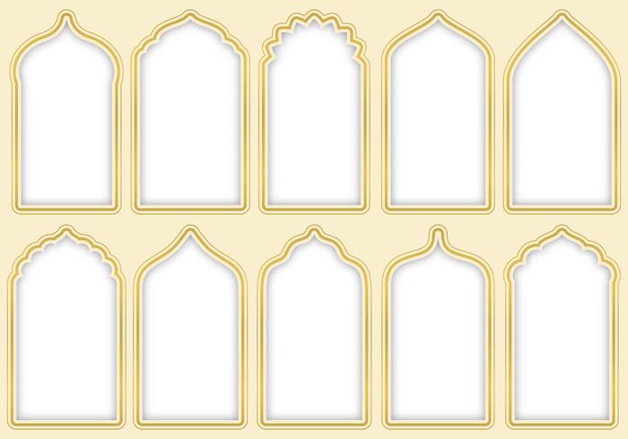 Puertas de Arabesque vector