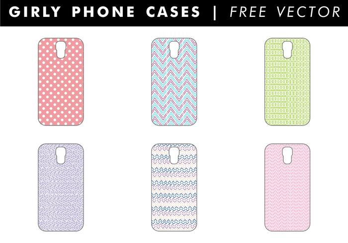 Girly Phone Cases Free Vector