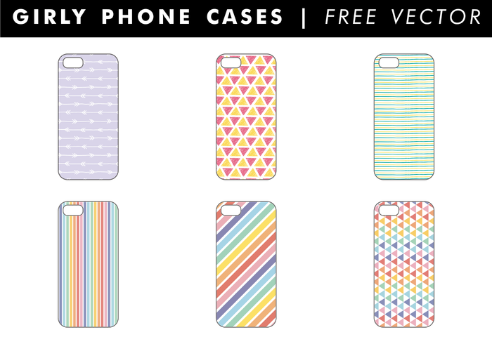 Girly Phone Cases Free Vector