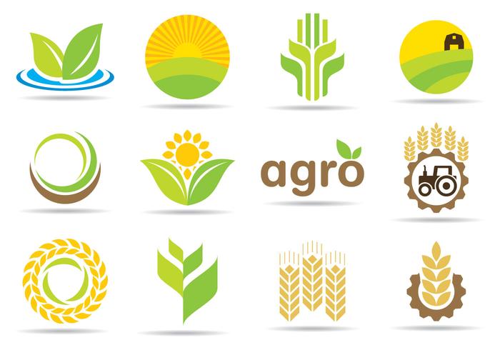 Logos agro vector