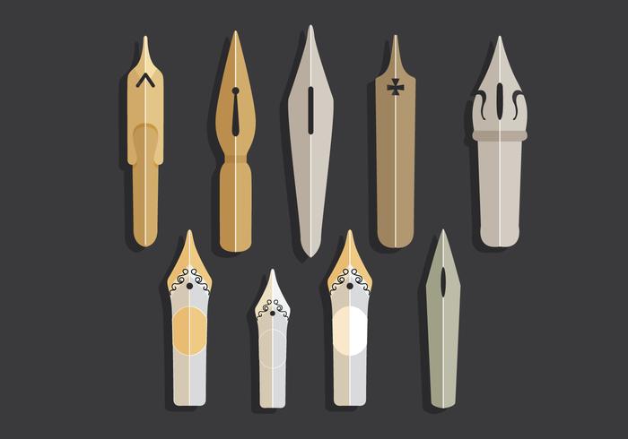 Pen Nib Vectores