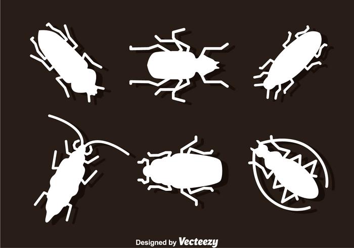 Silueta del insecto vector