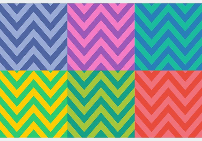 Free Colorful Herringbone Patterns vector