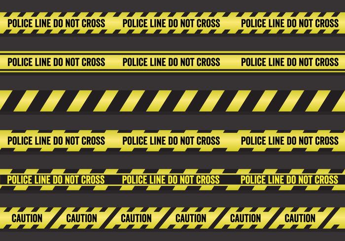 Vector Set of Police Lines