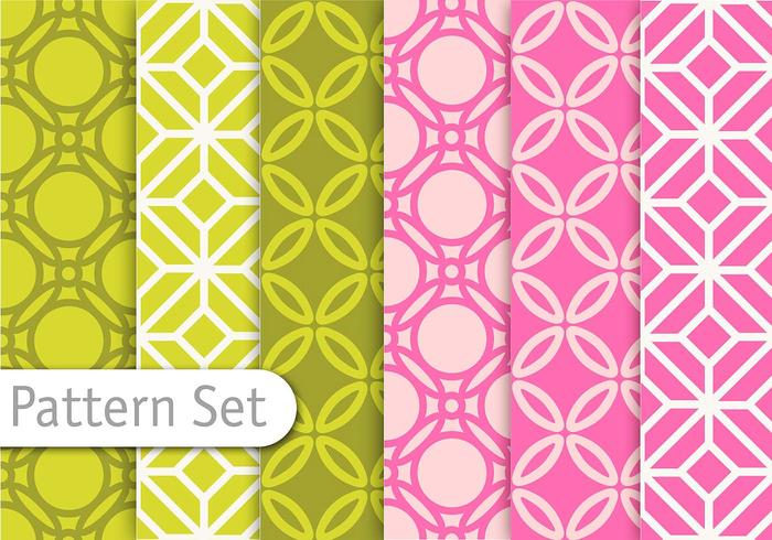 Decorative Colorful Pattern Set Decorative Colorful Pattern Set