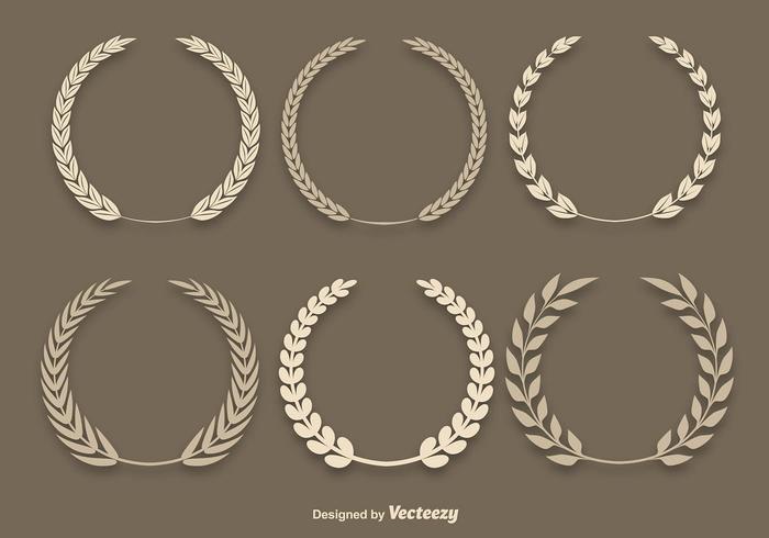 Wheat Laurel Vectors Wheat Laurel Vectors