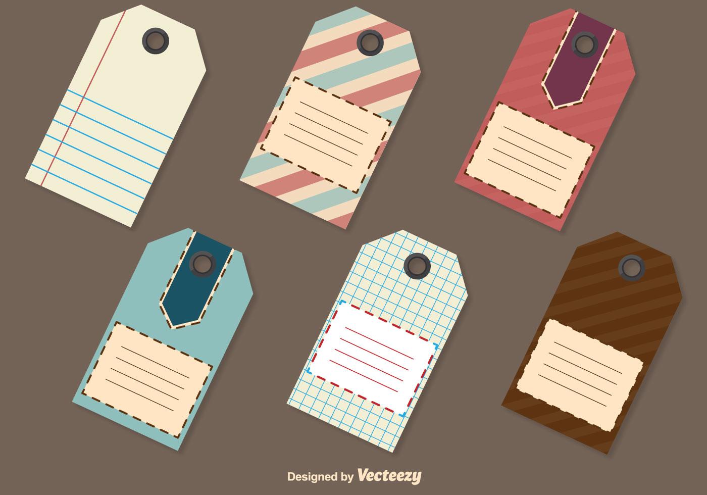 Retro Price Tag Templates 102996 Vector Art at Vecteezy