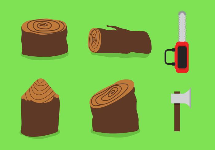 Wood Logs Vector