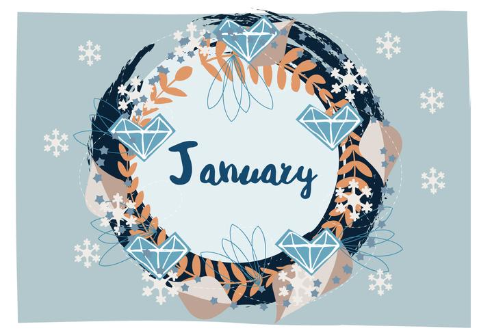 2016 January Vector Background