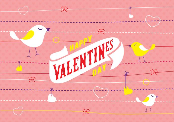 Día de San Valentín tarjeta de invitación vector de fondo