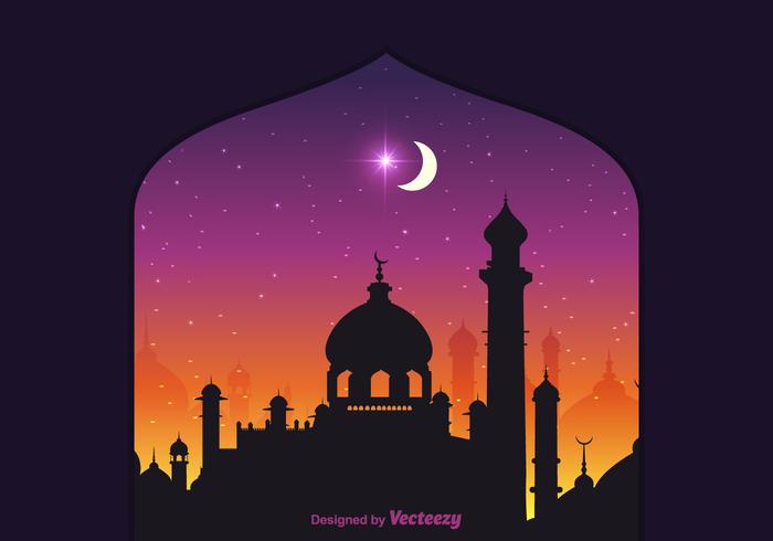 Free Vector Arabian Nights Background - Download Free 