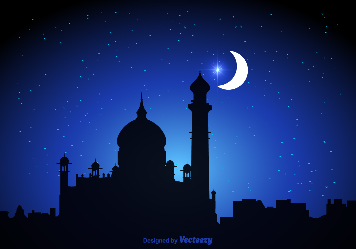 Free Arabian Nights Vector Background - Download Free 