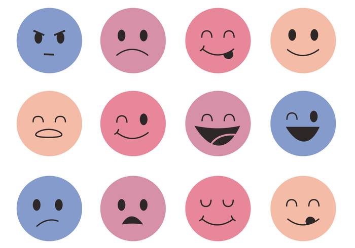 Vector Smiley Faces Vectorial