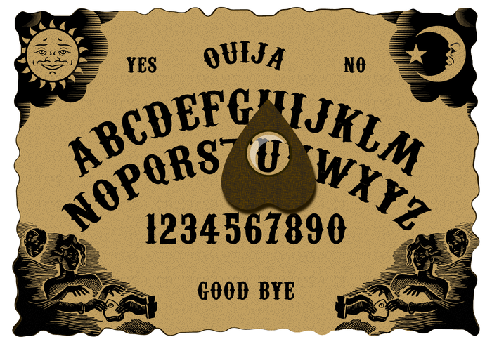 Tablero ouija Imágenes Vectoriales, Gráfico Vectorial de Tablero ouija