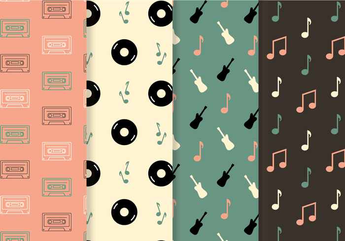 Free Music Pattern Vector