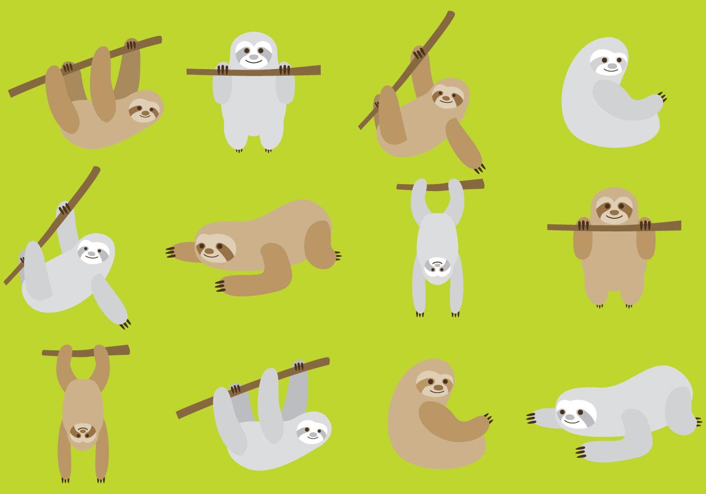 Cartoon Sloths.