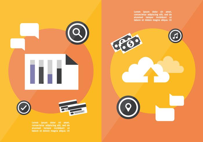 Free Flat Digital Marketing Vector Background