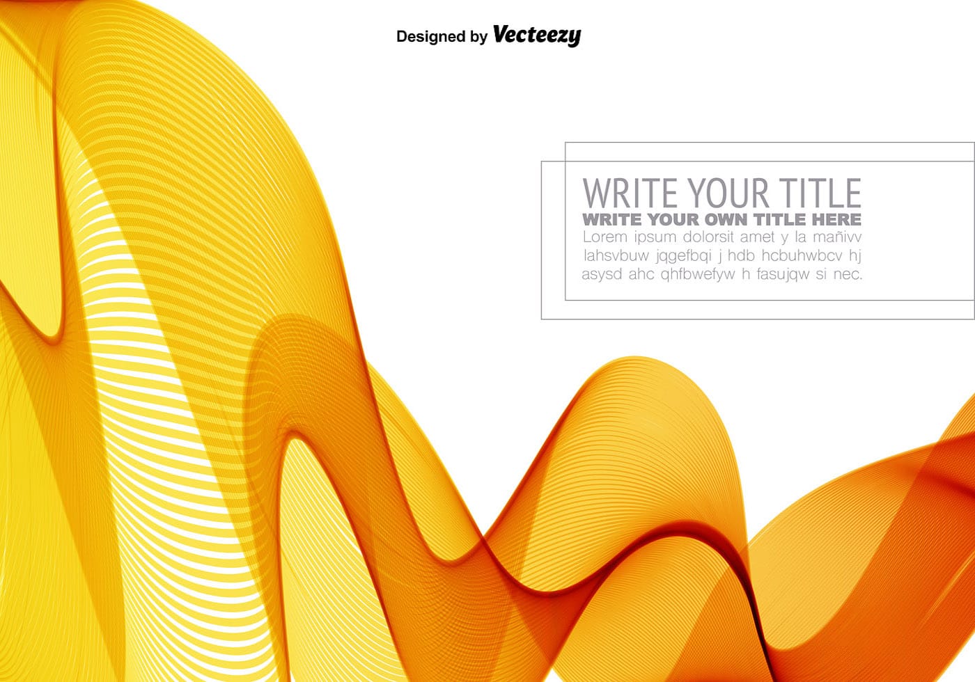 Golden abstract wave 103150 Vector Art at Vecteezy