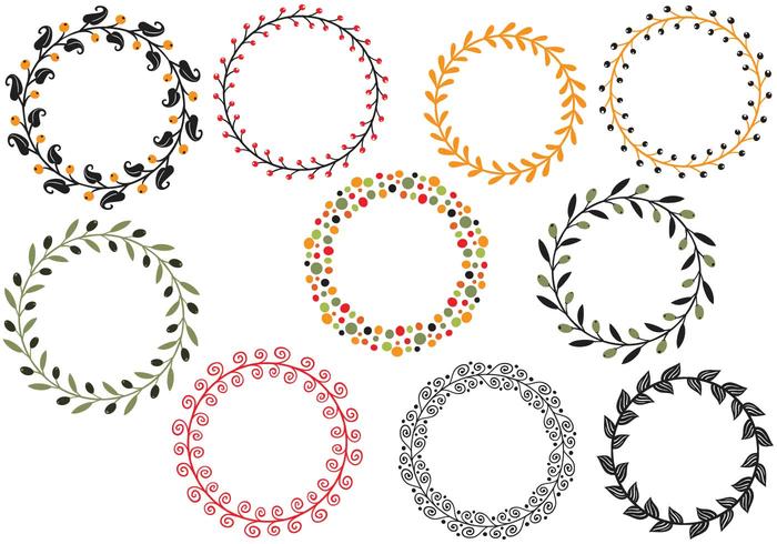 Free Wreaths Vectors