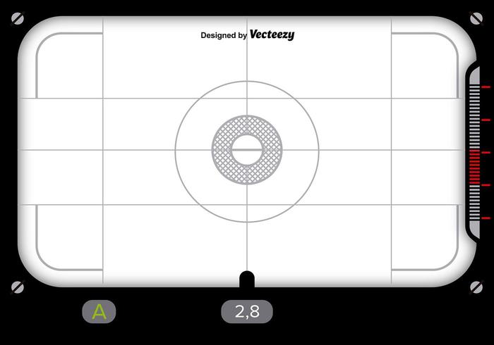 Viewfinder design with white background vector