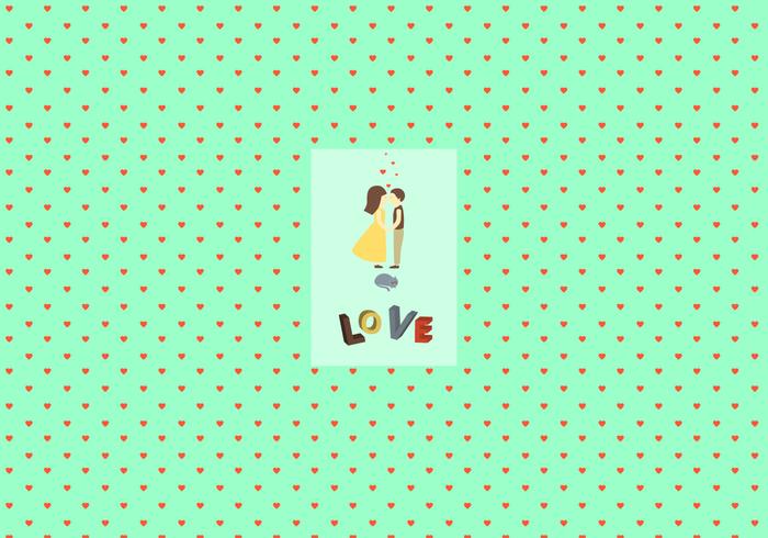 Valentine's day pattern background vector