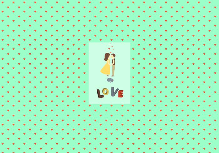 Valentine's day pattern background vector