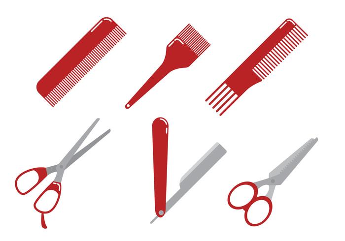 Barber Herramientas Vector